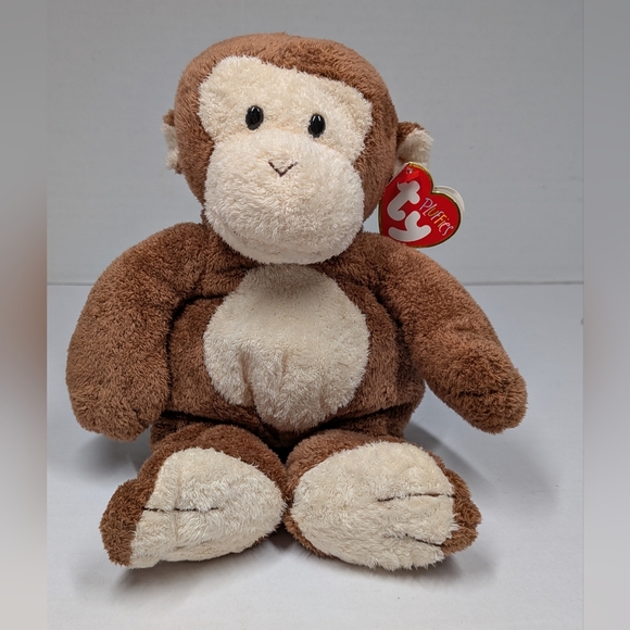 TY Pluffies 10" Dangles the Monkey Stuffed Animal w/tag-1st/Original 2002 - Picture 1 of 15